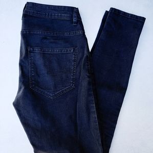 Bershka Dark Indigo Skinny Jeans